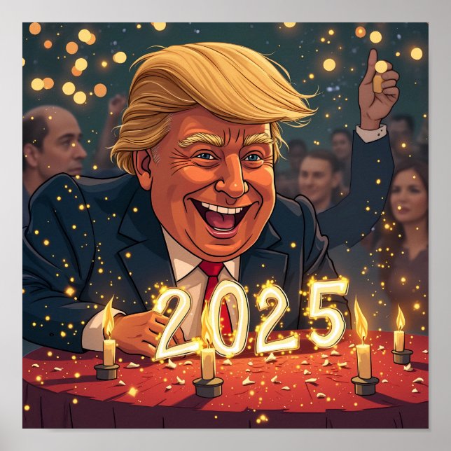 Affiche Donald Trump 2025 (Devant)