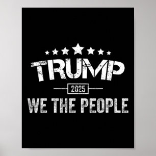 Affiche Donald Trump 2025 We The People 4 juillet Ellisy