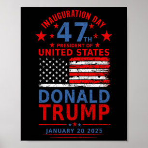 Affiche Donald Trump a gagné l'inauguration de l'élection