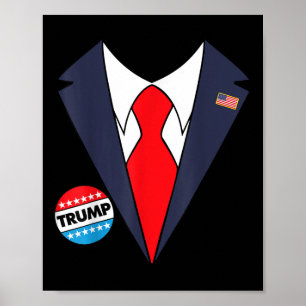 Affiche Donald Trump Costume d'Halloween Enfants amusants