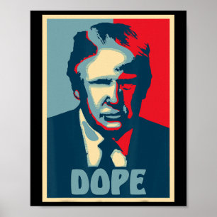 Affiche Donald Trump Drogue Élection Amusement Président É