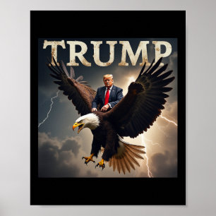 Affiche Donald Trump Eagle Président américain Amérique