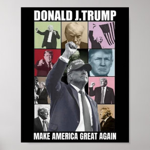Affiche Donald Trump Era Officiel 2024 Donald Tru