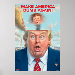Affiche Donald Trump "font à l'Amérique encore" l'affiche