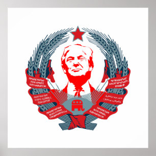 Affiche Donald Trump for President of Russia