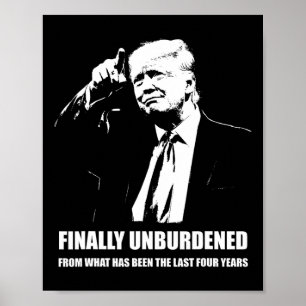 Affiche Donald Trump gagne – enfin débarrassé de La