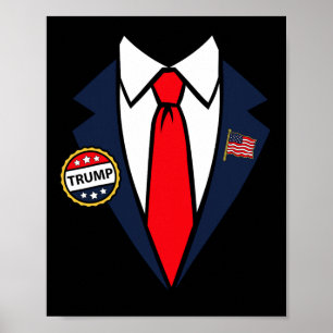 Affiche Donald Trump Halloween Costume Easy Dernier Minute