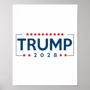 Affiche Donald Trump J D Vance 2028 Vance Trump 2028 Men W