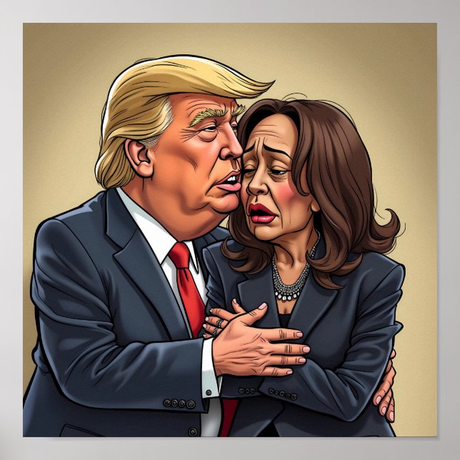 Affiche Donald Trump Kamala harris (Devant)
