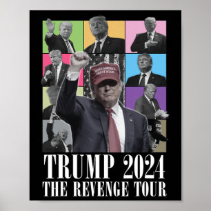 Affiche Donald Trump La Revenge Tour 2024 Pour Hommes Et F
