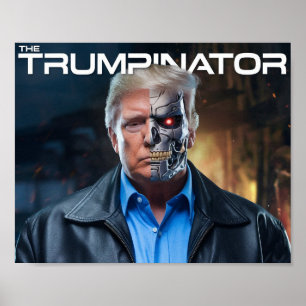 Affiche Donald Trump Le Trumpinator II 45 47 Président