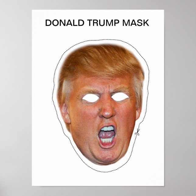 Affiche Donald Trump Masque (Devant)