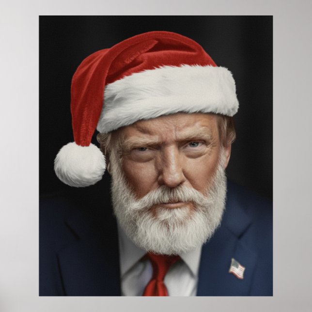 Affiche Donald Trump Noël  (Devant)