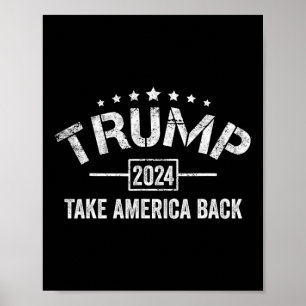 Affiche Donald Trump prend l'Amérique Byck 4 juillet Élect