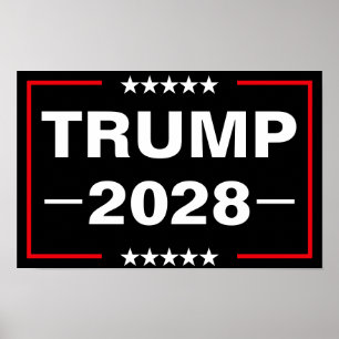 Affiche Donald Trump Président 2028