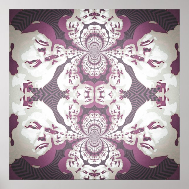 Affiche Donald Trump psychédélique (Devant)