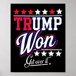 Affiche Donald Trump remporte le pari 2024 Trump remporte