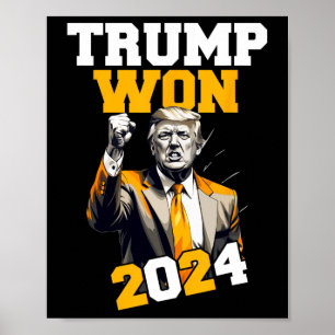 Affiche Donald Trump remporte l'investiture électorale de 