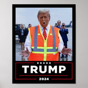 Affiche Donald Trump roule dans une chemise de camion Garg