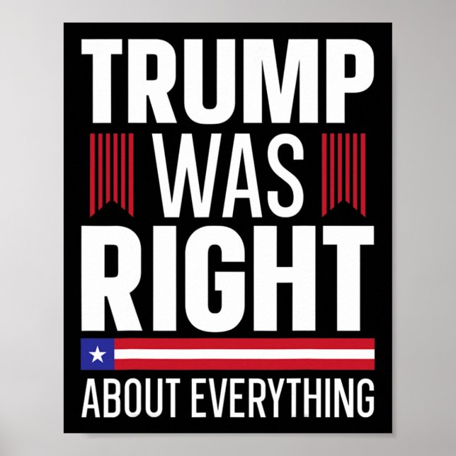 Affiche Donald Trump Trump A Raison De Tout (Devant)