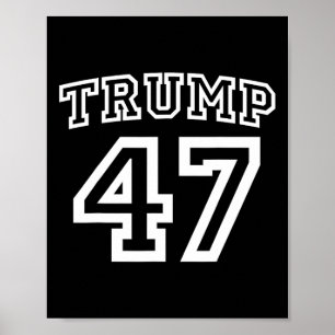 Affiche Donald Trump Vance Élection 2024 47e Président Me