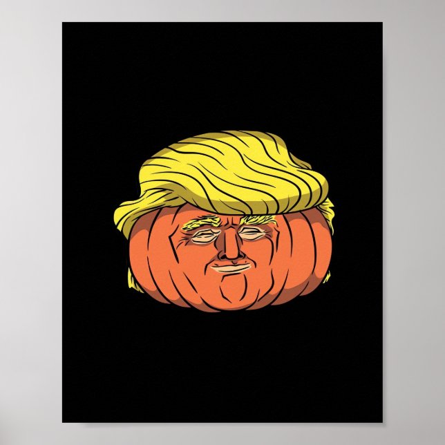 Affiche Donald Trumpkin Pumpking (Devant)