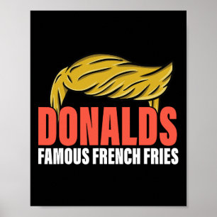 Affiche Donalds Famous French Fries Rend Les Frites Gre