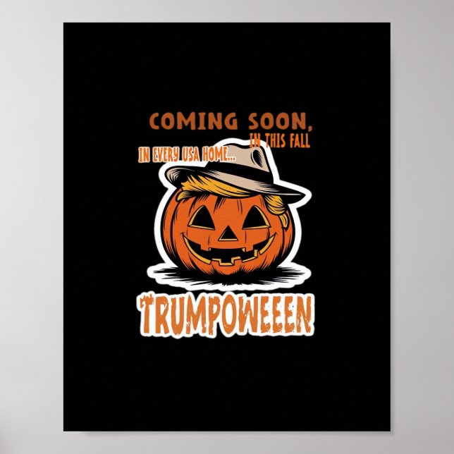 Affiche Donald's Trumpkin Citrouille - Classique d'Hallowe (Devant)