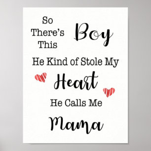 Affiche Donc voilà ce garçon. Il M'A Volé Le Coeur