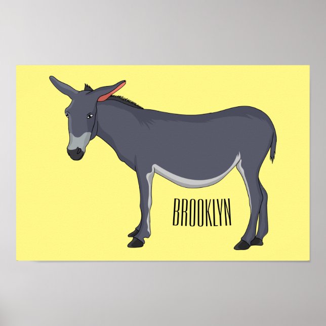 Affiche Donkey cartoon (Devant)