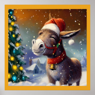 Affiche Donkey de Noël 1