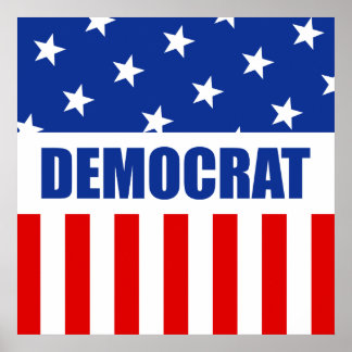 Affiche Donkey démocrate