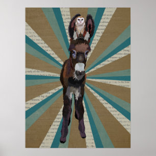 AFFICHE DONKEY & OWL
