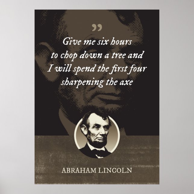 Affiche Donne-moi six heures pour abattre un arbre (Devant)