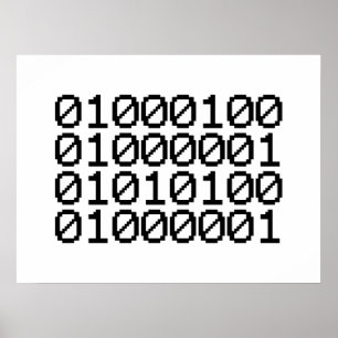 AFFICHE DONNÉES BINAIRES