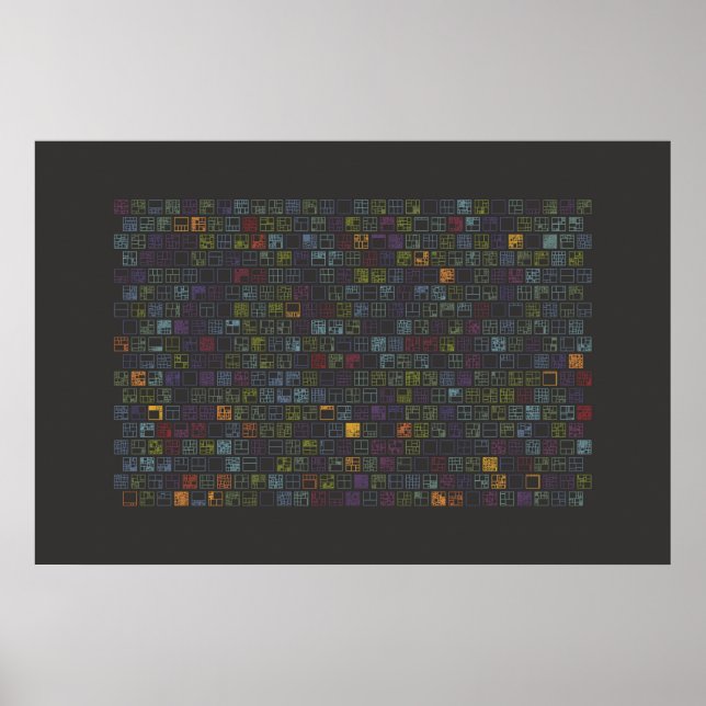 Affiche Données d'iconographie Art - Blocs (Devant)