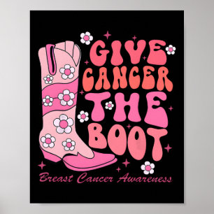 Affiche Donner au cancer la conscience du cancer du sein d