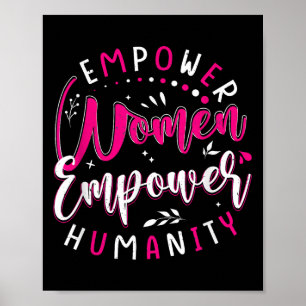Affiche Donner aux femmes le pouvoir d'agir sur l'humanité