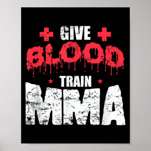 Affiche Donner du sang Formation MMA Arts martiaux mixtes
