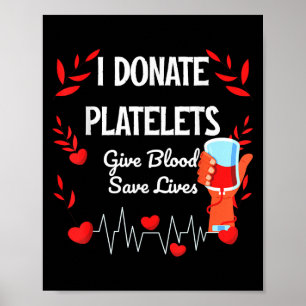 Affiche Donner Du Sang Pour Sauver Des Vies Plate-Formes D