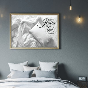 Affiche DONNEZ-LE À JÉSUS Psaume 127 Citation chrétienne