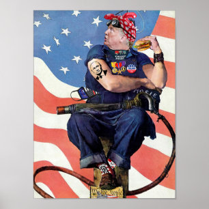 Affiche Donnie the Riveter Archival Print