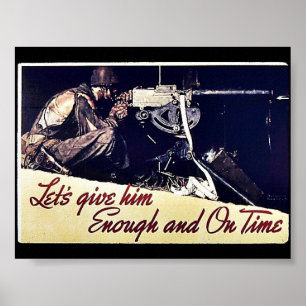 Affiche Donnons-Lui Assez Et À Temps