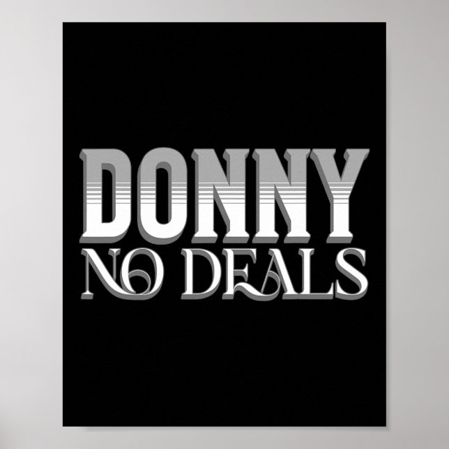 Affiche Donny Pas De Marchés Art De La Pointe Pas De Droit (Devant)
