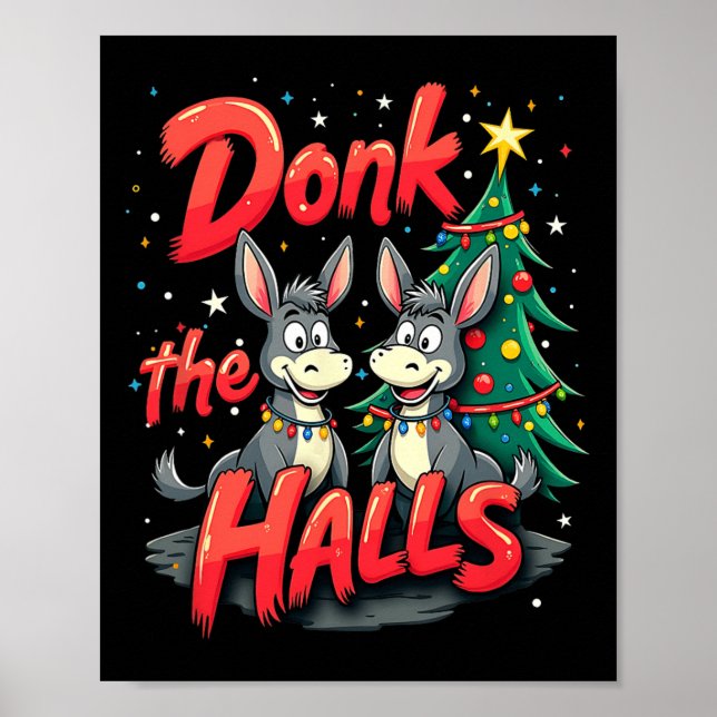 Affiche Dons De Noël Tangés Dans Les Lumières De Noël Dun (Devant)