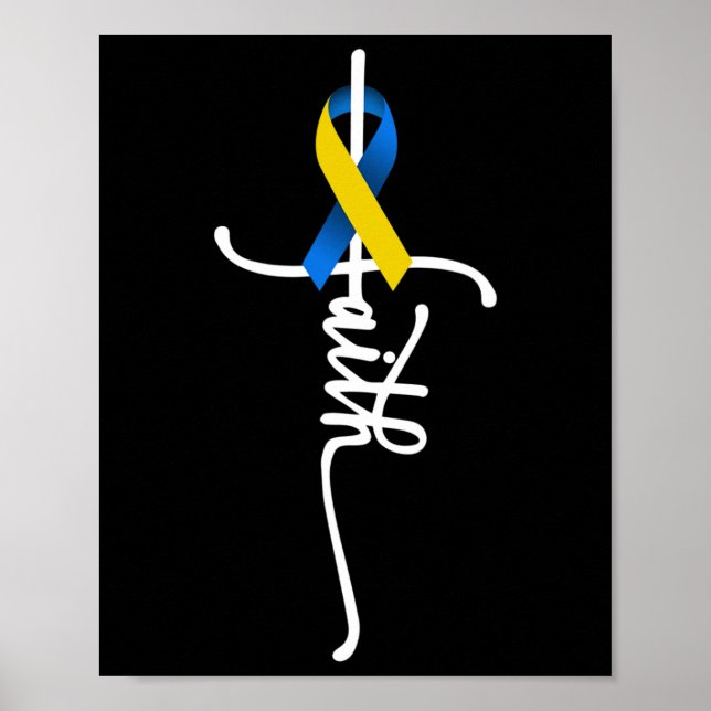 Affiche Dons de sensibilisation au syndrome de Down Faith  (Devant)