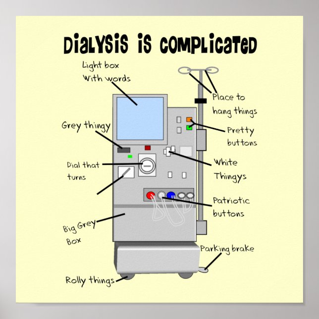 Affiche Dons d'Humour de dialyse pour les infirmières, les (Devant)
