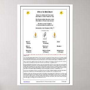 Affiche Dons du Saint-Esprit