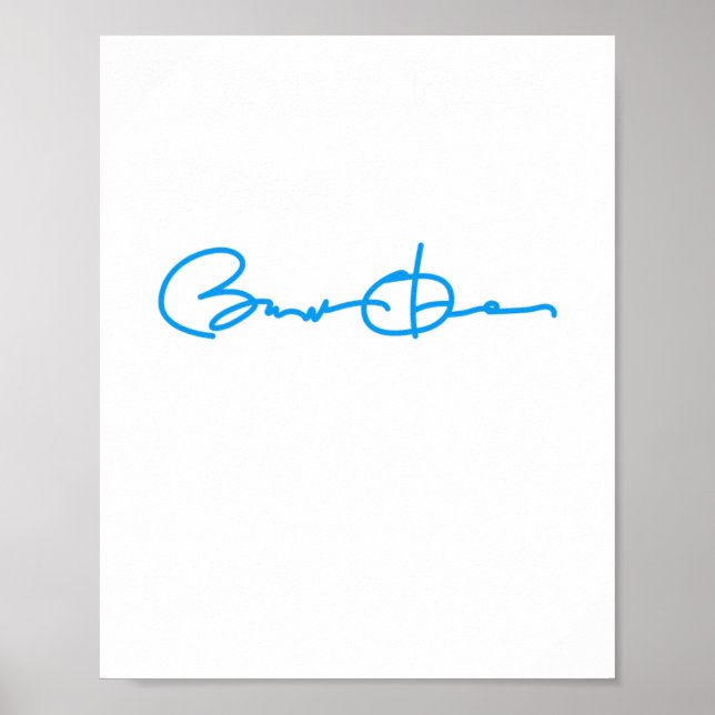 Affiche Don't Boo Vote - Sticker Barack Obama (Bleu Blanc) (Devant)