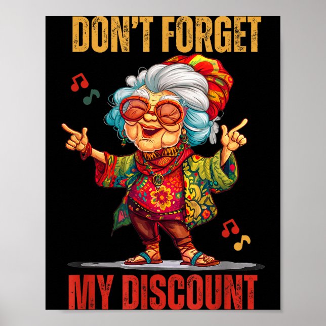 Affiche Don't Forget My Funny Old People Senior  (Devant)